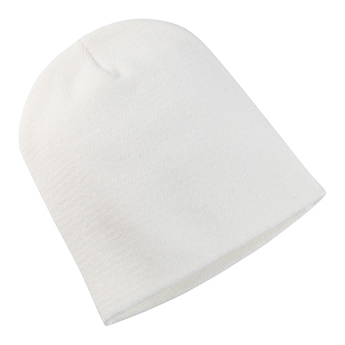 White flexfit knitted hat