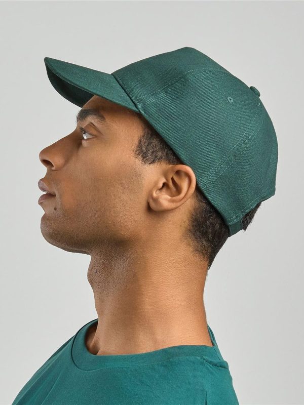 Atlantis Liberty Five Buckle Hvy Brush Cotton 5 Panel Baseball Cap - product image for custom embroidery