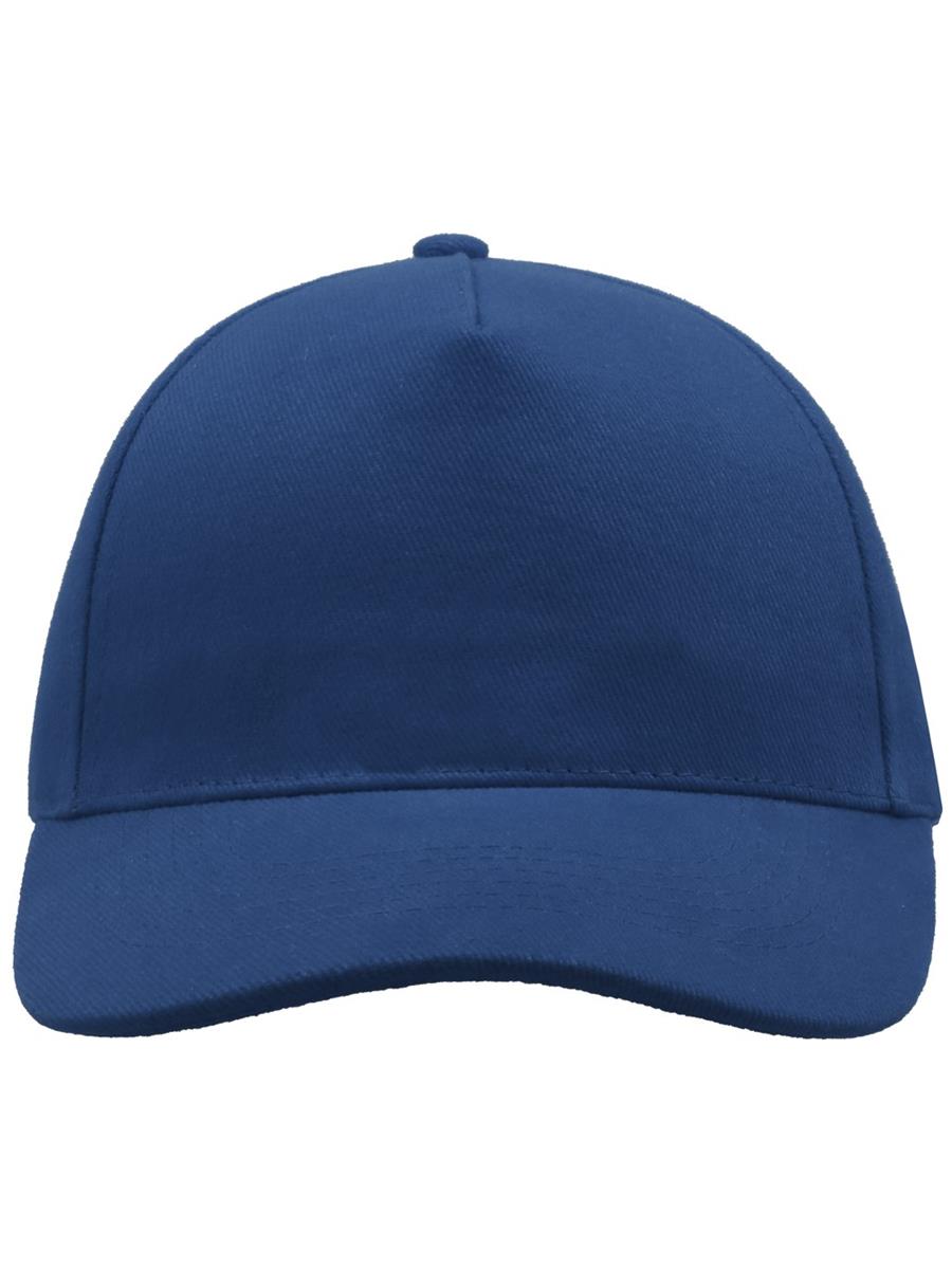 Atlantis Liberty 5 Panel Baseball Cap - Royal front view for custom embroidery Atlantis Liberty Five Buckle Hvy Brush Cotton 5 Panel Baseball Cap - Royal product image 1 for custom embroidery