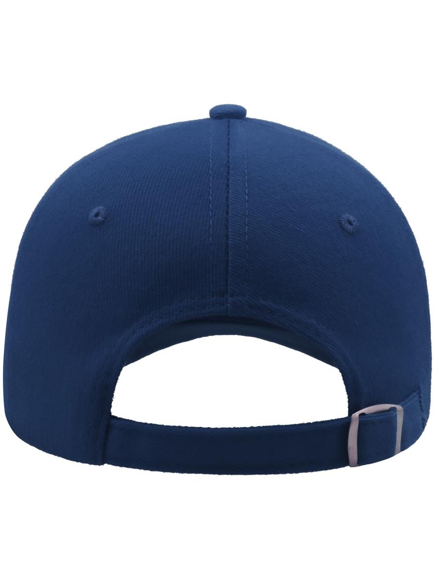 Atlantis Liberty 5 Panel Baseball Cap - Royal rear/closure view for custom embroidery Atlantis Liberty Five Buckle Hvy Brush Cotton 5 Panel Baseball Cap - Royal product image 2 for custom embroidery