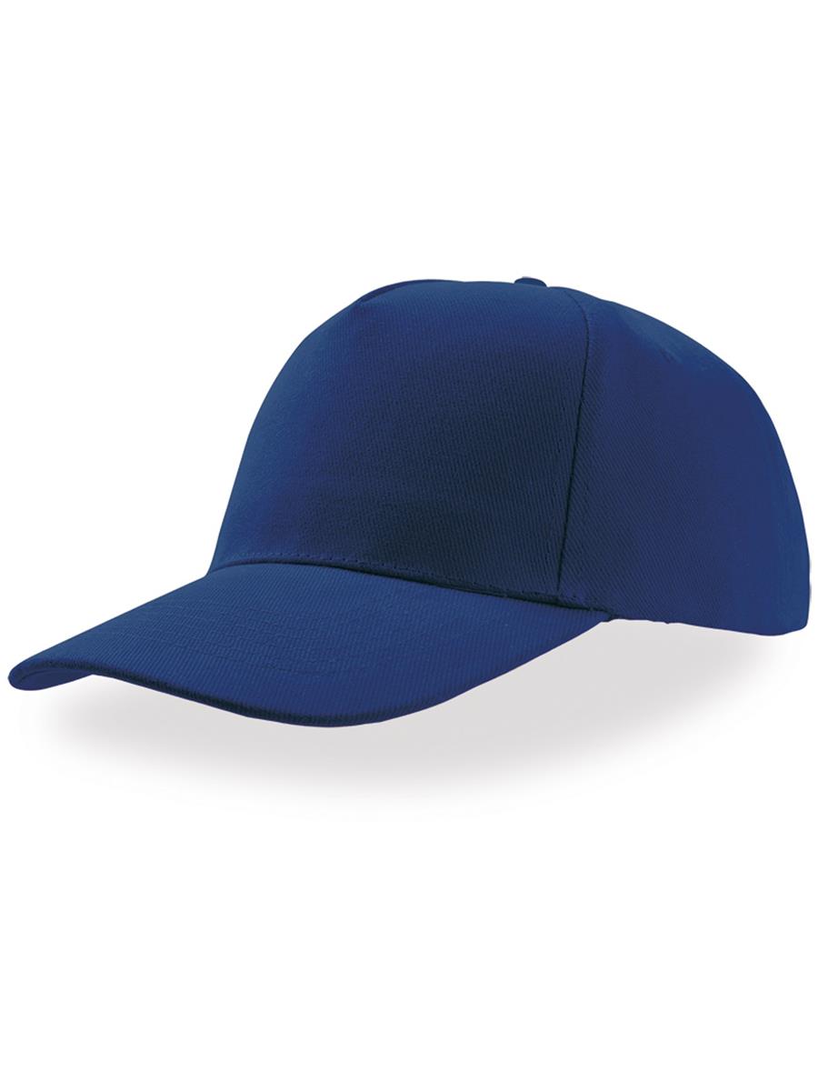 Atlantis Liberty 5 Panel Baseball Cap - Royal angled front/side view for custom embroidery Atlantis Liberty Five Buckle Hvy Brush Cotton 5 Panel Baseball Cap - Royal product image 4 for custom embroidery