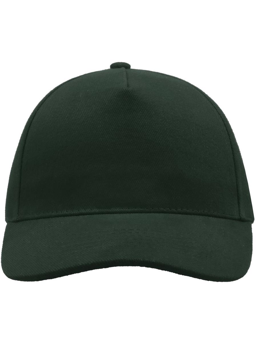 Atlantis Liberty 5 Panel Baseball Cap - Green front view for custom embroidery Atlantis Liberty Five Buckle Hvy Brush Cotton 5 Panel Baseball Cap - Green product image 1 for custom embroidery