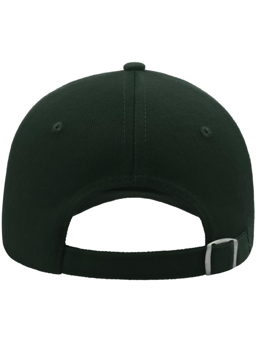Atlantis Liberty 5 Panel Baseball Cap - Green rear/closure view for custom embroidery Atlantis Liberty Five Buckle Hvy Brush Cotton 5 Panel Baseball Cap - Green product image 2 for custom embroidery