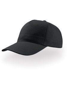 Start 5 Panel Promo Cap - Black product image 4 for custom embroidery