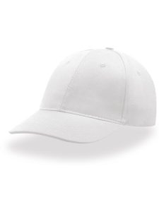 Atlantis Start 6 Panel Baseball Cap - White product image 4 for custom embroidery