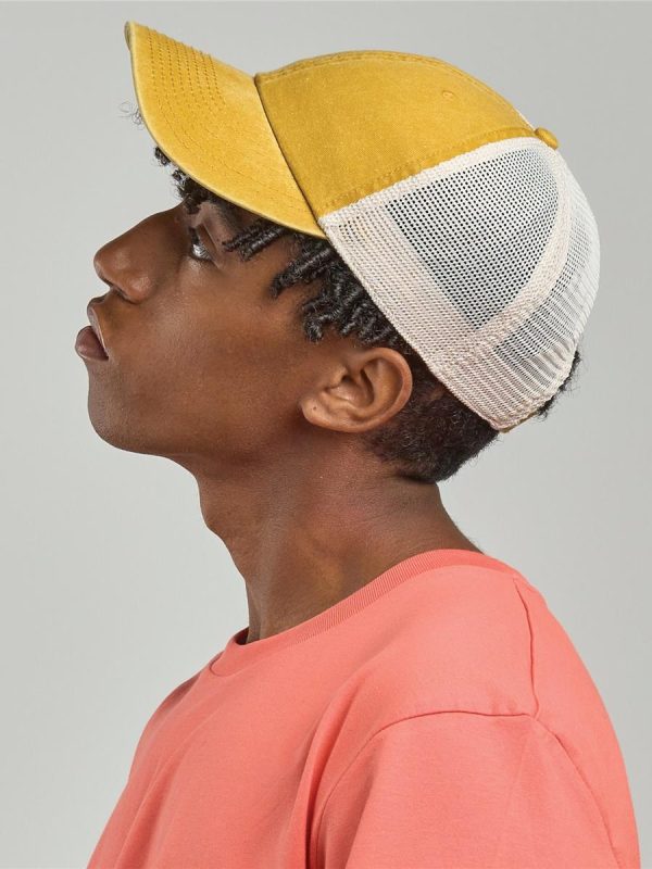 Chino Pigment Dyed trucker cap - product image for custom embroidery