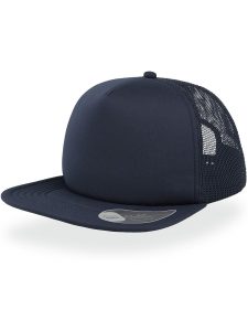Snapback Foam Trucker Cap - 90's - Navy/Navy product image 2 for custom embroidery