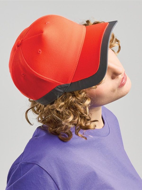 Atlantis# Helpy 5 Panel Reflective Cap - product image for custom embroidery