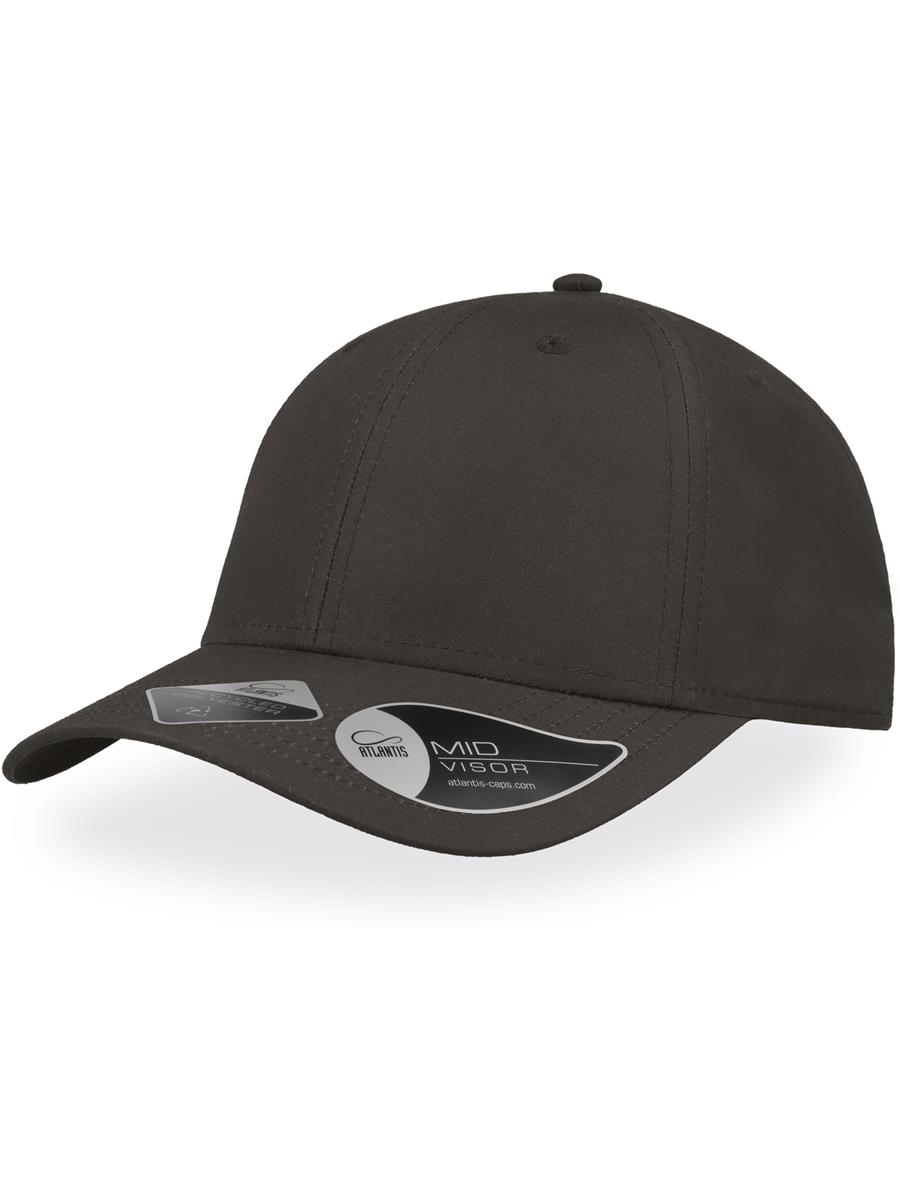 Atlantis Recy Feel Recycled Twill 6 Panel Cap - Dark Grey product image 4 for custom embroidery Atlantis Recy Feel Recycled Twill 6 Panel Cap - Dark Grey product image 4 for custom embroidery