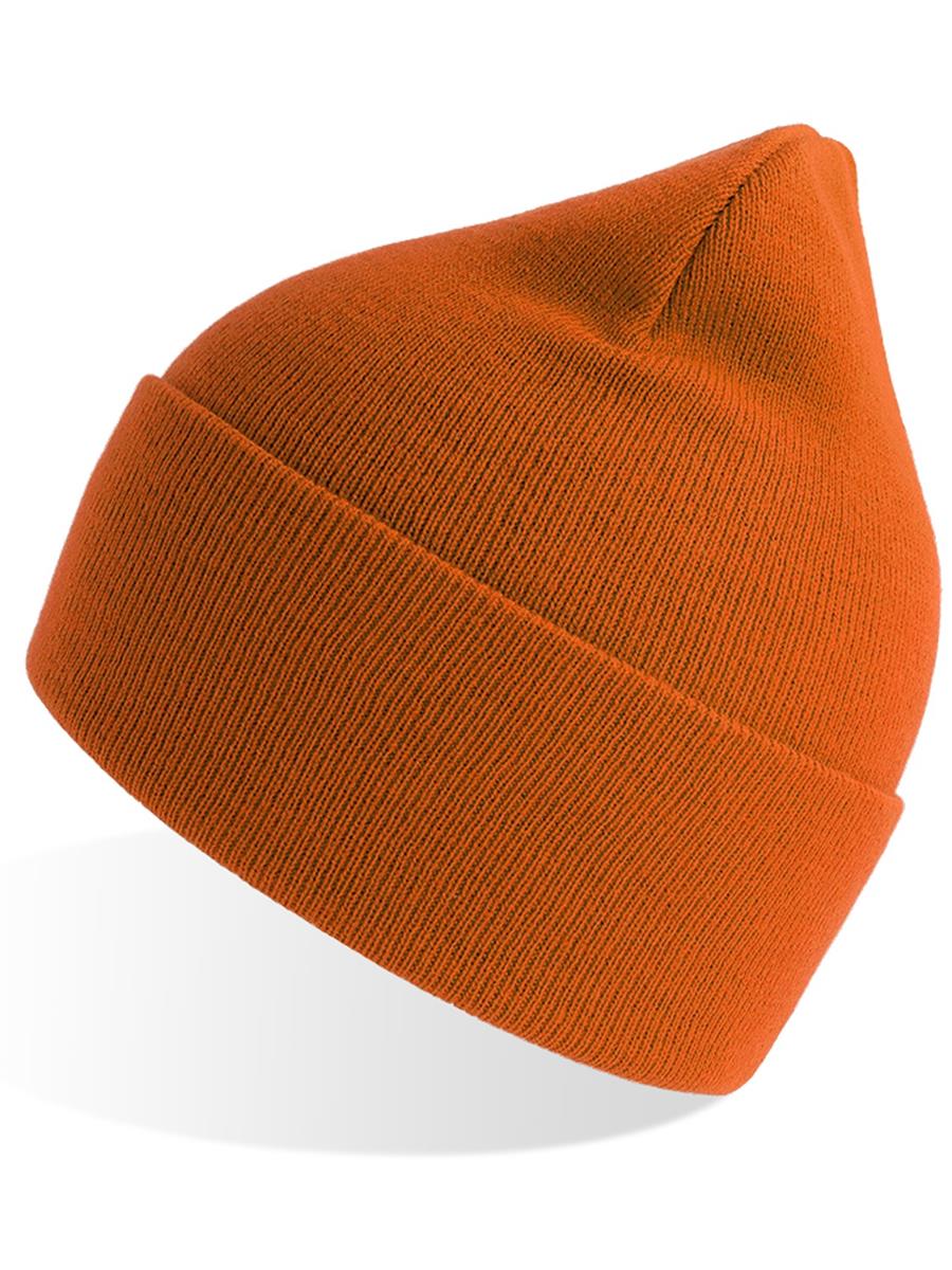 Atlantis Pure Beanie Recycled - Orange product image 3 for custom embroidery Atlantis Pure Beanie Recycled - Orange product image 3 for custom embroidery