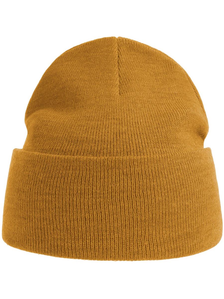 Atlantis Pure Beanie Recycled - Mustard product image 1 for custom embroidery Atlantis Pure Beanie Recycled - Mustard product image 1 for custom embroidery