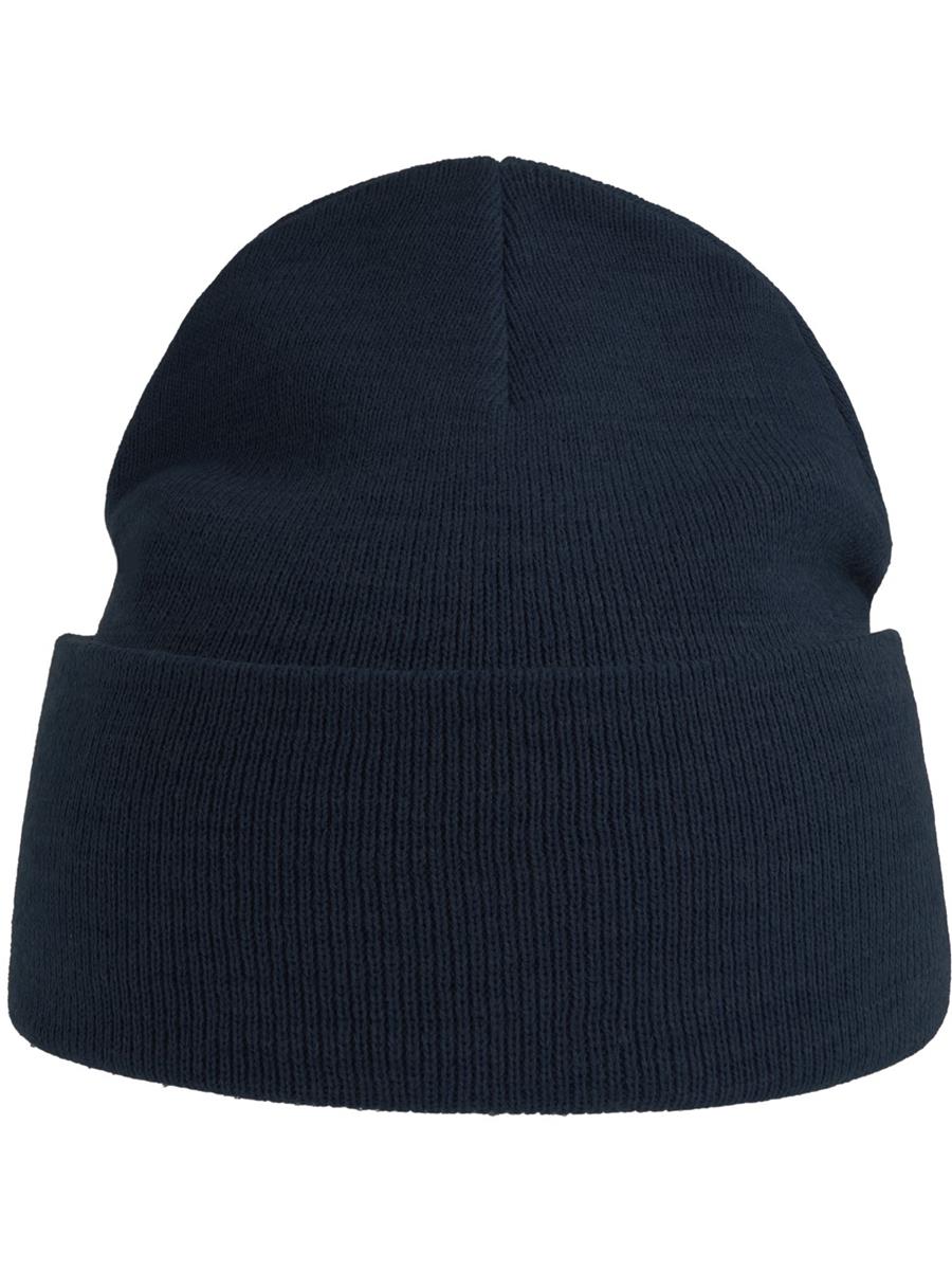 Atlantis Pure Beanie Recycled - Navy product image 1 for custom embroidery Atlantis Pure Beanie Recycled - Navy product image 1 for custom embroidery