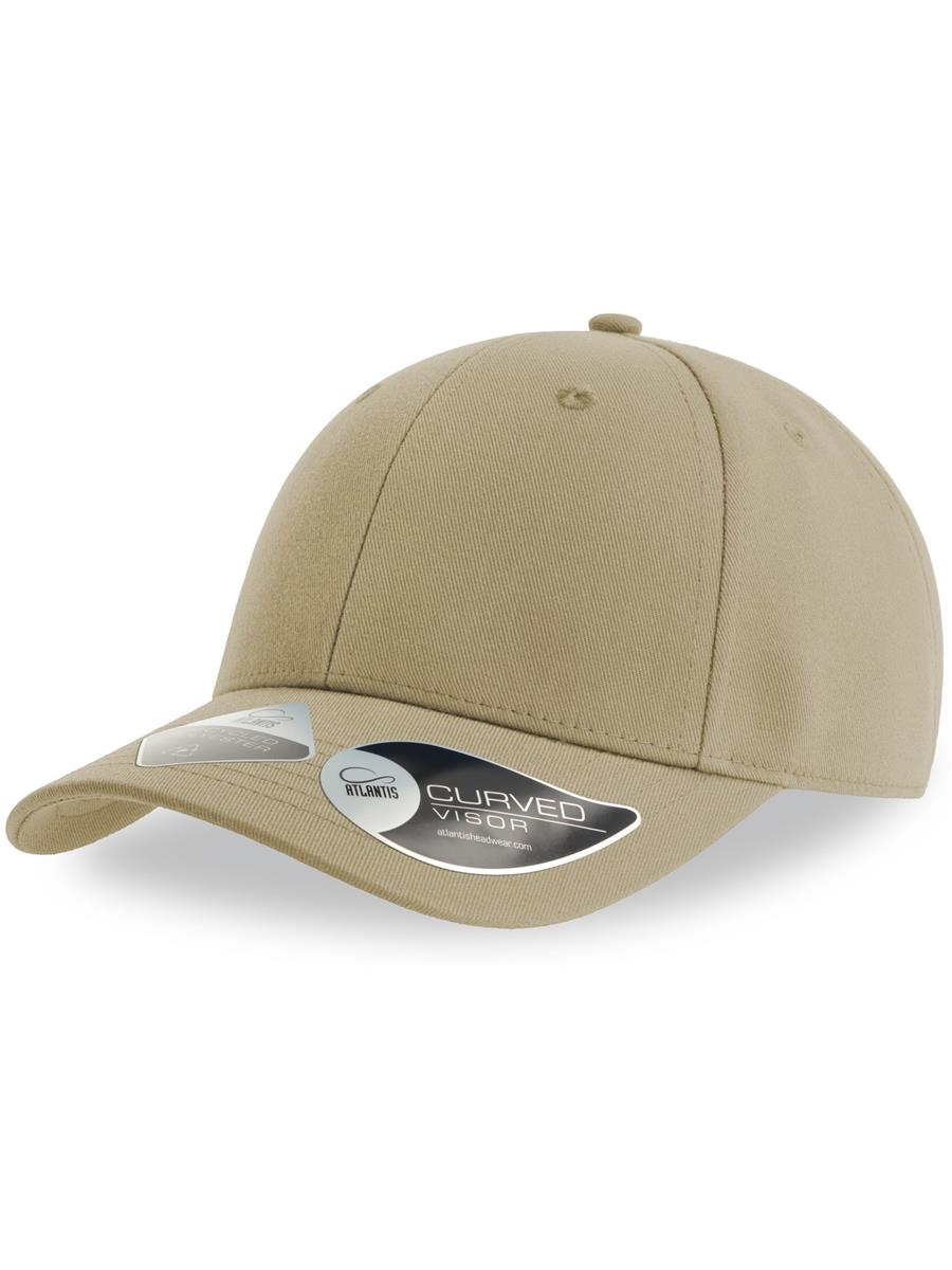Atlantis Joshua Recycled Polyester 6 Panel Cap - Khaki product image 4 for custom embroidery Atlantis Joshua Recycled Polyester 6 Panel Cap - Khaki product image 4 for custom embroidery
