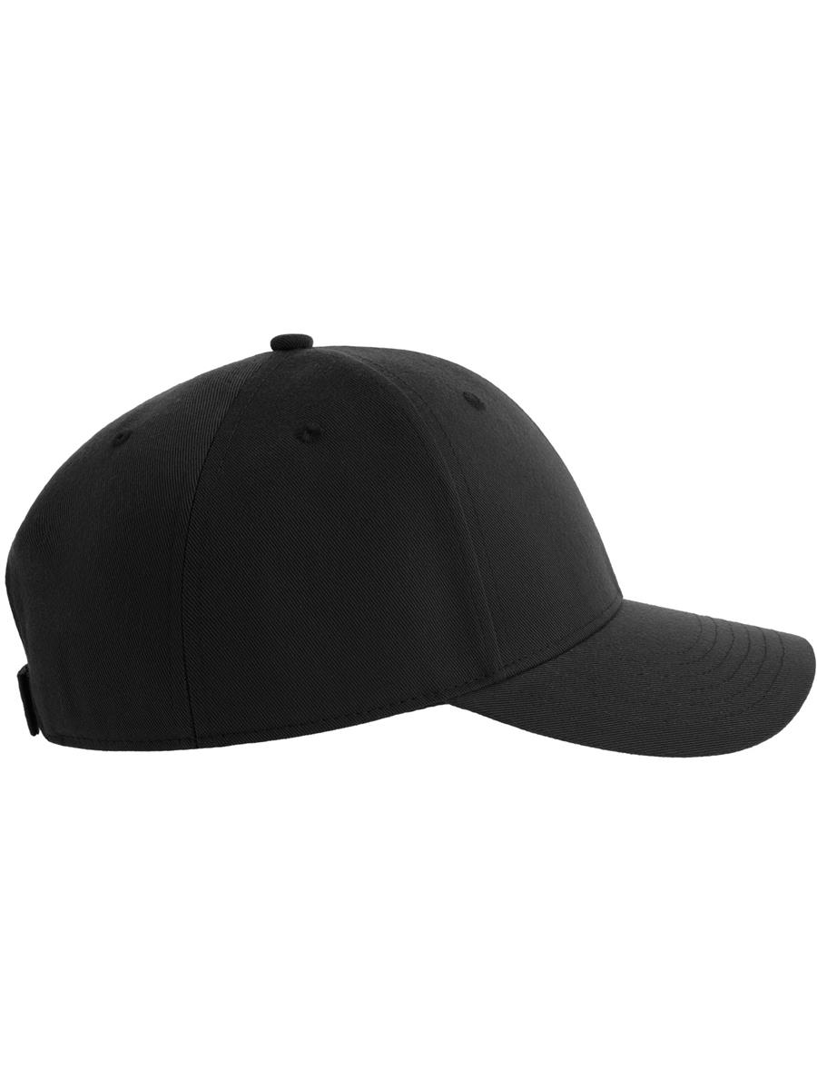 Atlantis Joshua Recycled Polyester 6 Panel Cap - Black product image 3 for custom embroidery Atlantis Joshua Recycled Polyester 6 Panel Cap - Black product image 3 for custom embroidery