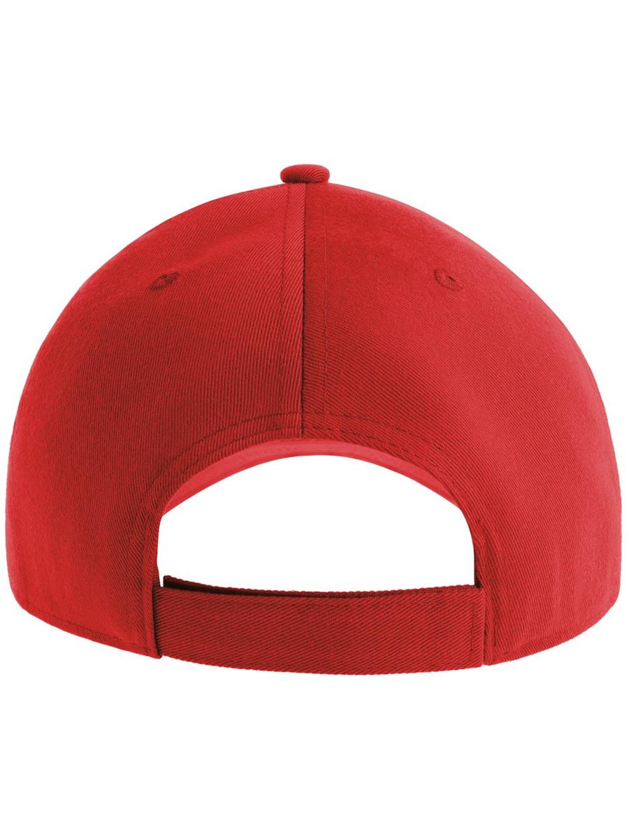 Atlantis Joshua Recycled Polyester 6 Panel Cap - Red product image 3 for custom embroidery Atlantis Joshua Recycled Polyester 6 Panel Cap - Red product image 3 for custom embroidery
