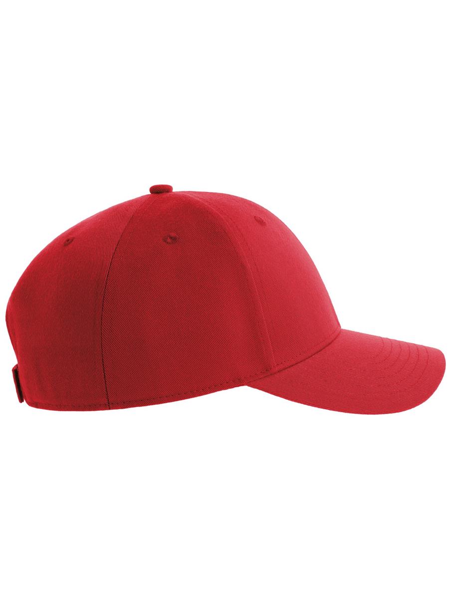 Atlantis Joshua Recycled Polyester 6 Panel Cap - Red product image 5 for custom embroidery Atlantis Joshua Recycled Polyester 6 Panel Cap - Red product image 5 for custom embroidery