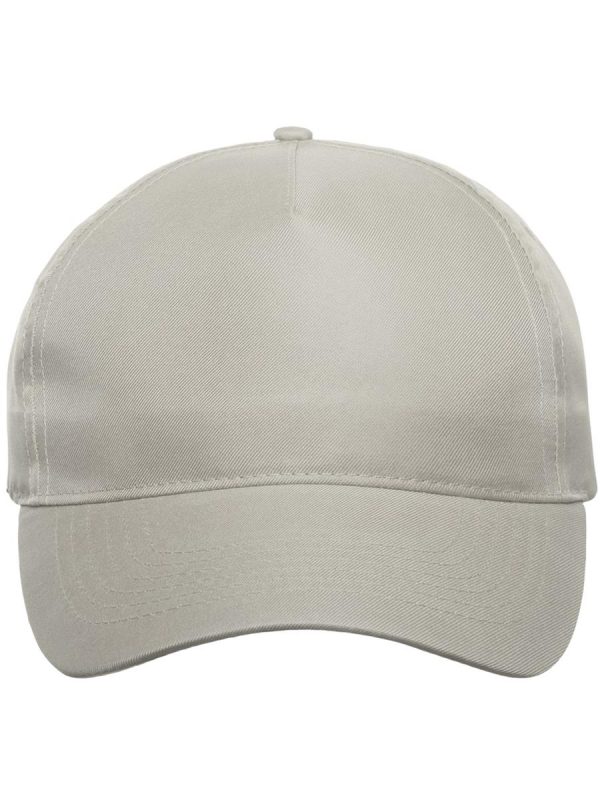 Atlantis Recy Five Recycled Polyester 5 Panel Cap - Grey product image 1 for custom embroidery