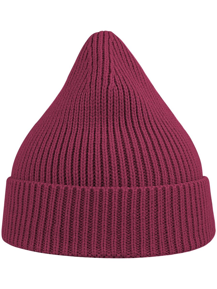 Atlantis Andy Recycled Polyester Acrylic Beanie - Burgundy product image 3 for custom embroidery Atlantis Andy Recycled Beanie - Burgundy product image 3 for custom embroidery