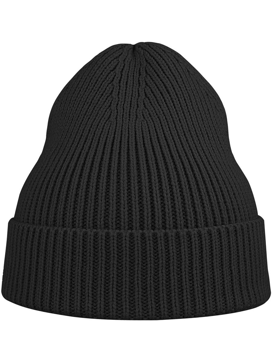 Atlantis Andy Recycled Polyester Acrylic Beanie - Black product image 1 for custom embroidery Atlantis Andy Recycled Beanie - Black product image 1 for custom embroidery