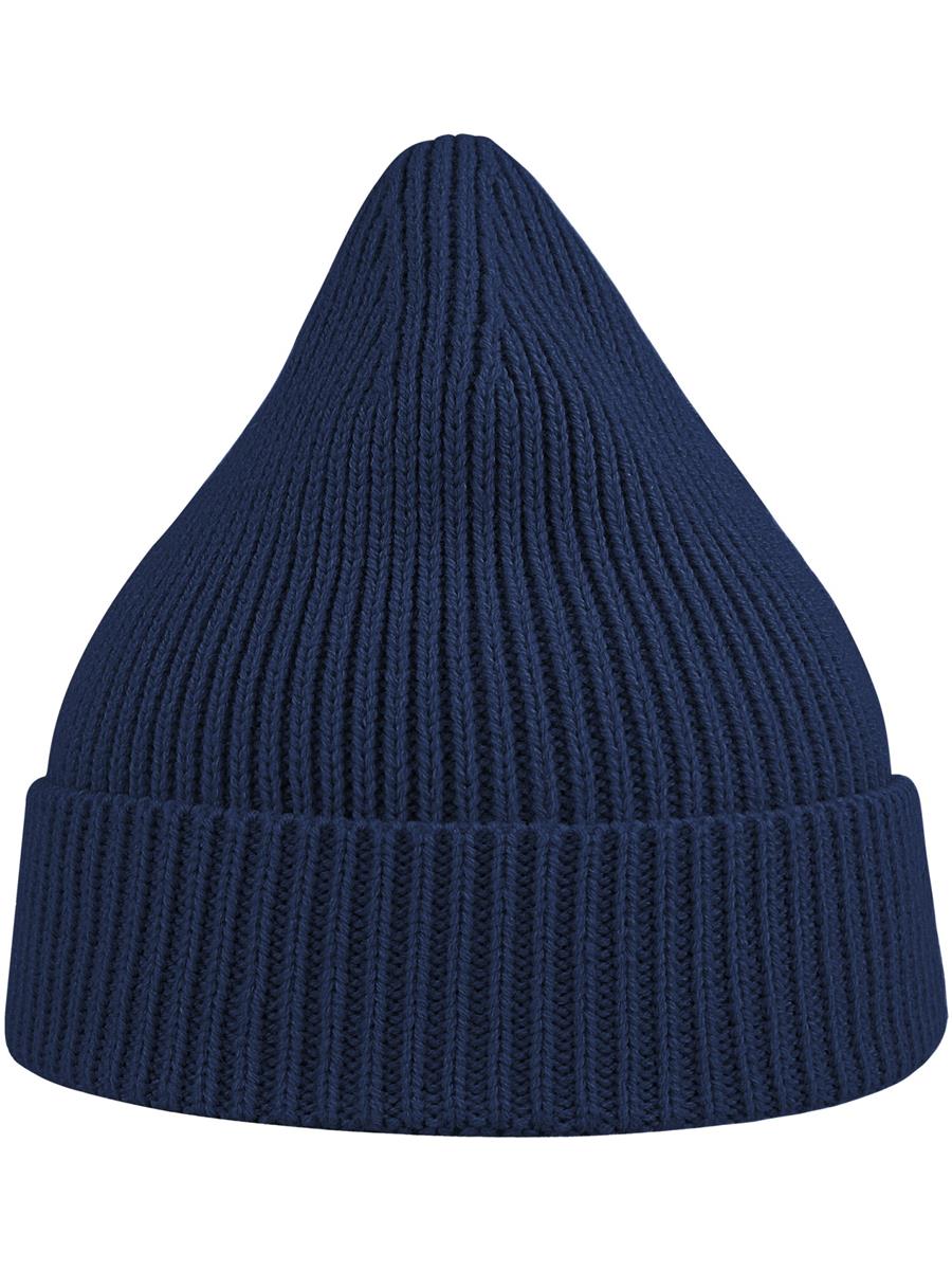 Atlantis Andy Recycled Polyester Acrylic Beanie - Navy product image 3 for custom embroidery Atlantis Andy Recycled Beanie - Navy product image 3 for custom embroidery