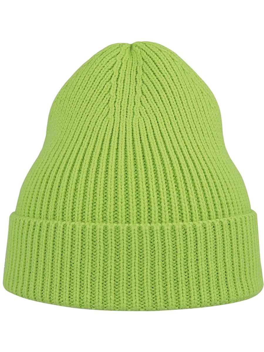 Atlantis Andy Recycled Polyester Acrylic Beanie - Acid Green product image 1 for custom embroidery Atlantis Andy Recycled Beanie - Acid Green product image 1 for custom embroidery
