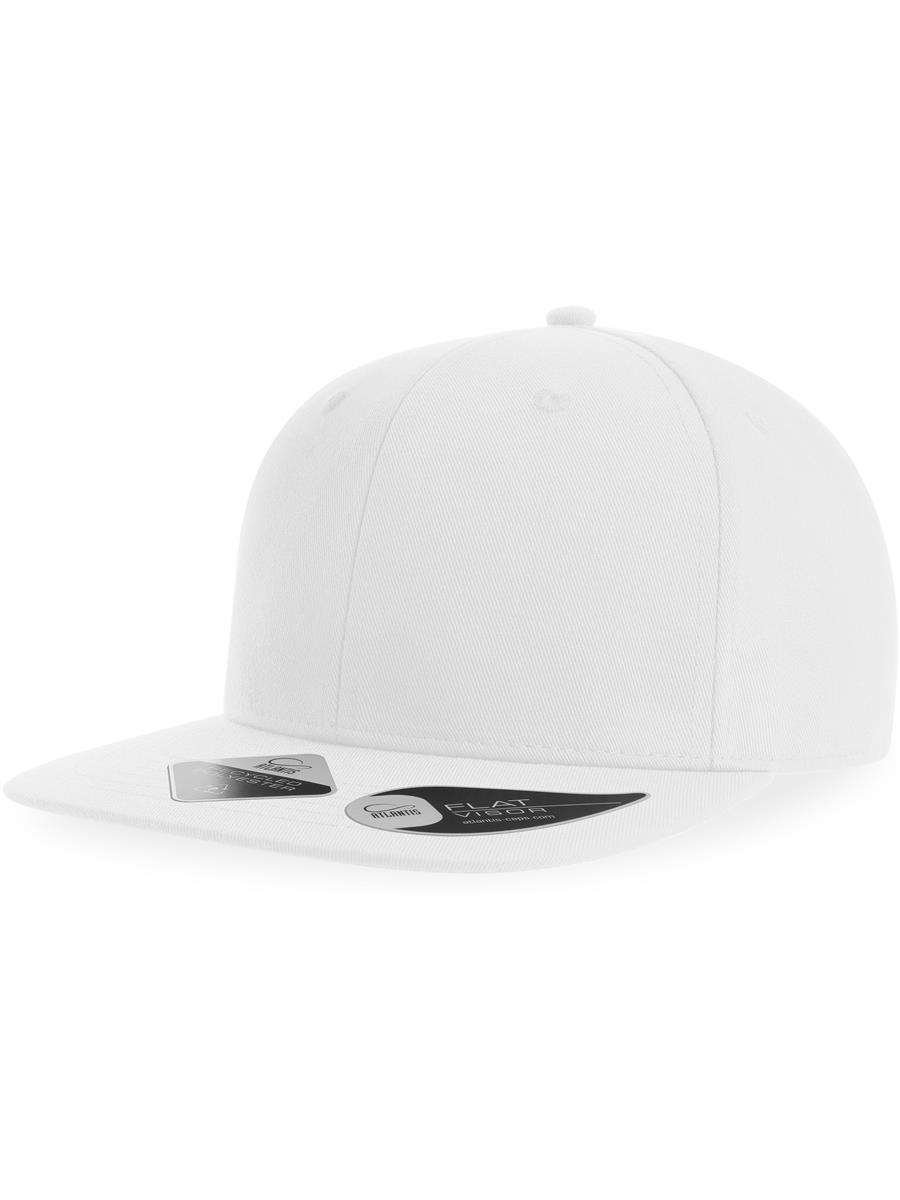 Atlantis James Six Panel Recycled Polyester Snapback - White product image 4 for custom embroidery Atlantis James Six Panel Recycled Polyester Snapback - White product image 4 for custom embroidery