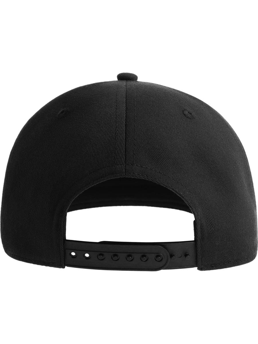 Atlantis James Six Panel Recycled Polyester Snapback - Black product image 2 for custom embroidery Atlantis James Six Panel Recycled Polyester Snapback - Black product image 2 for custom embroidery
