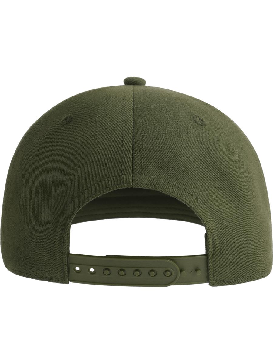 Atlantis James Six Panel Recycled Polyester Snapback - Olive product image 2 for custom embroidery Atlantis James Six Panel Recycled Polyester Snapback - Olive product image 2 for custom embroidery