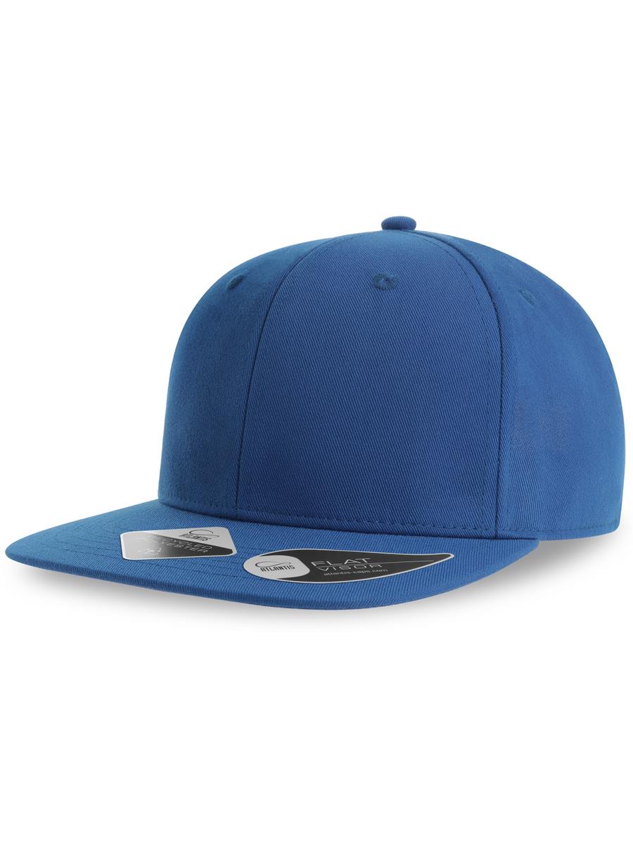 Atlantis James Six Panel Recycled Polyester Snapback - Royal product image 4 for custom embroidery Atlantis James Six Panel Recycled Polyester Snapback - Royal product image 4 for custom embroidery
