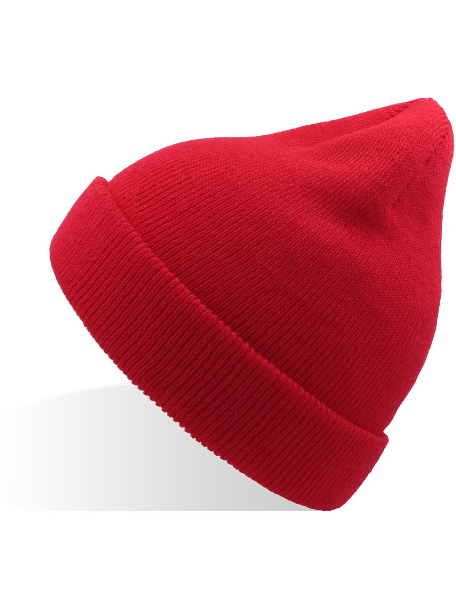 Atlantis Wind S Youth Recycled Beanie - Red product image 3 for custom embroidery Atlantis Wind S Youth Recycled Beanie - Red product image 3 for custom embroidery