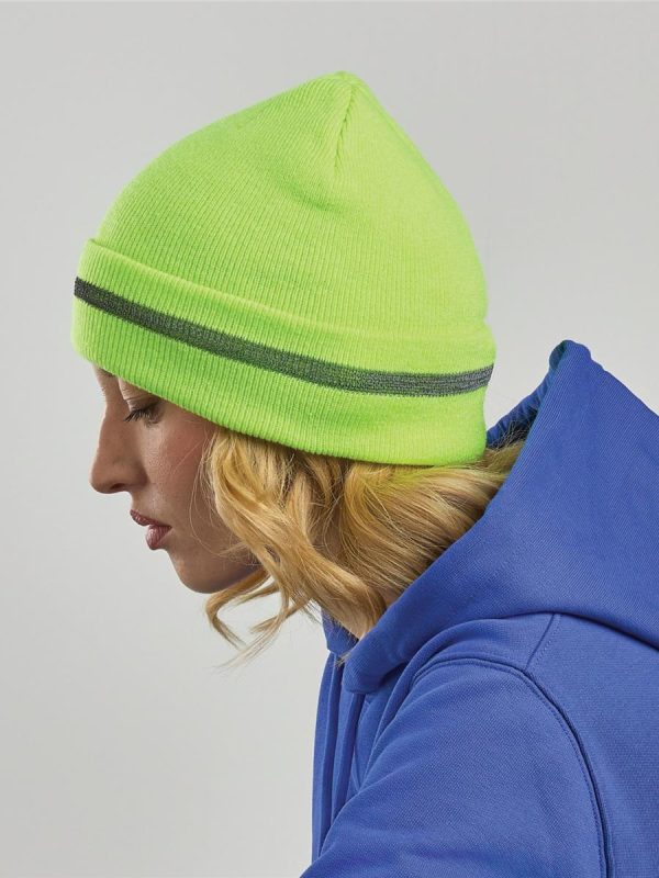 Atlantis Workout S Recycled Hi Viz Beanie - product image for custom embroidery