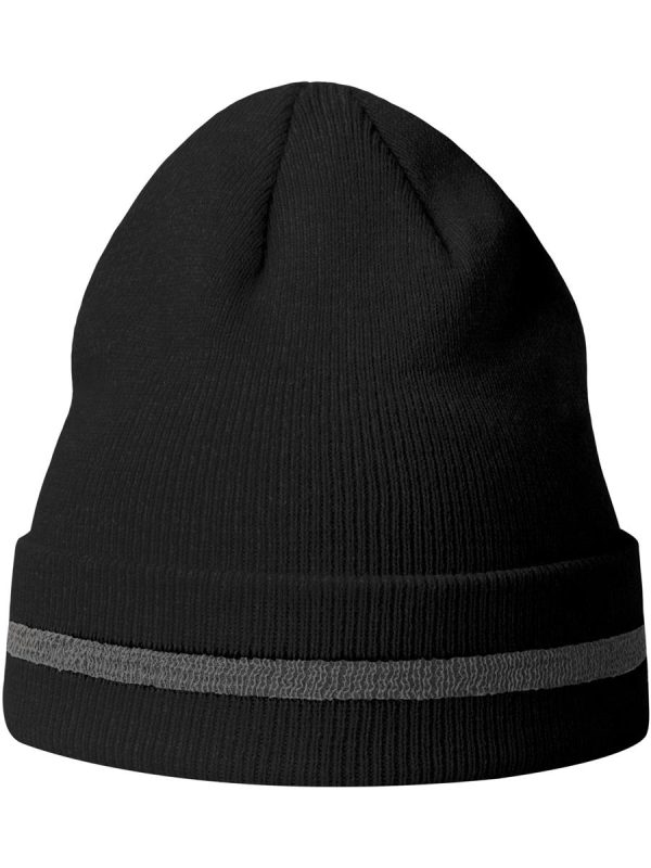 Atlantis Workout S Recycled Hi Viz Beanie - Black product image 1 for custom embroidery