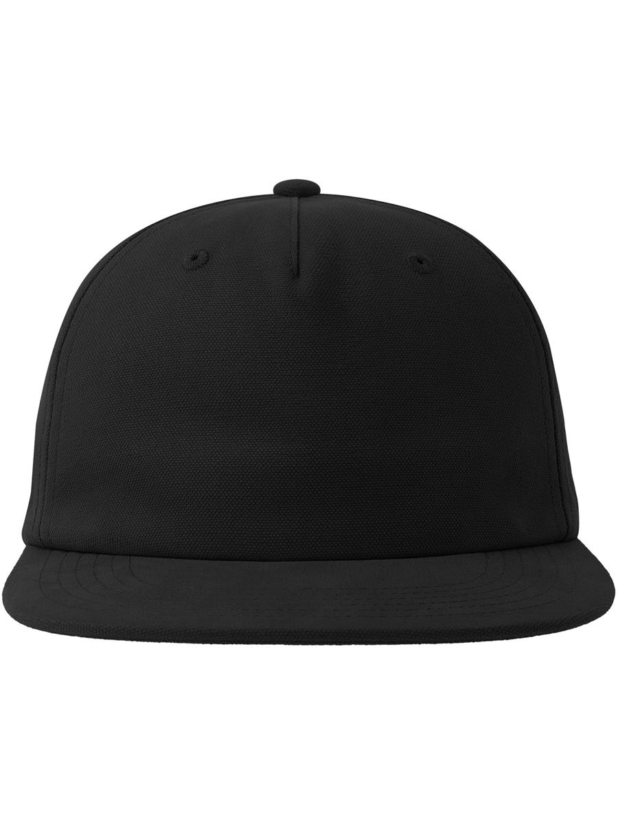 Atlantis Cruz Snapback 5 Panel Sustainable Cap - Black product image 2 for custom embroidery Atlantis Cruz Snapback 5 Panel Sustainable Cap - Black product image 2 for custom embroidery