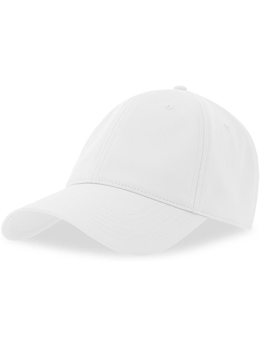 Atlantis Kai Fitted 6 Panel Sustainable Cap - White product image 1 for custom embroidery Atlantis Kai Fitted 6 Panel Sustainable Cap - White product image 1 for custom embroidery