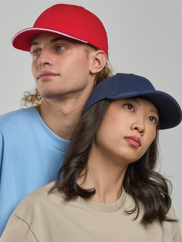 Atlantis Liberty Sandwich Sustainable 6 Panel Cap - product image for custom embroidery