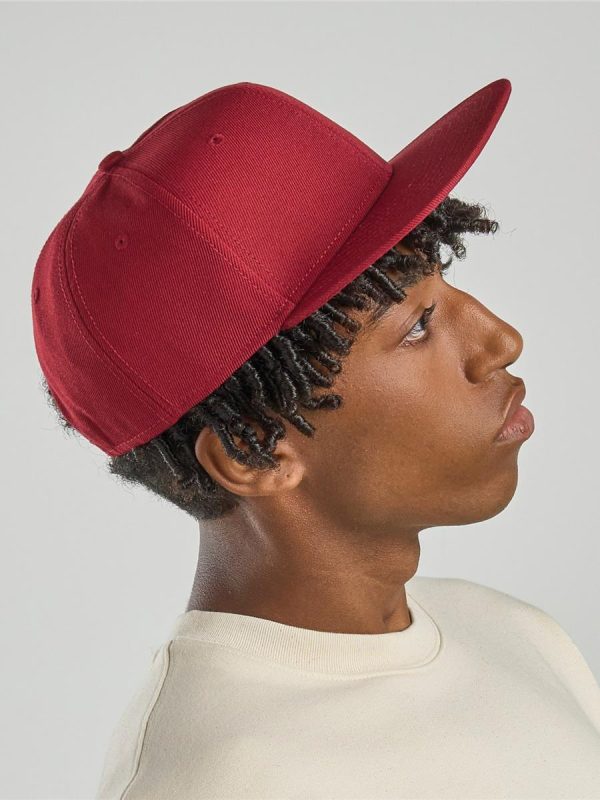 Atlantis Snap Back Flat Visor 6 Panel Sustainable Cap - product image for custom embroidery