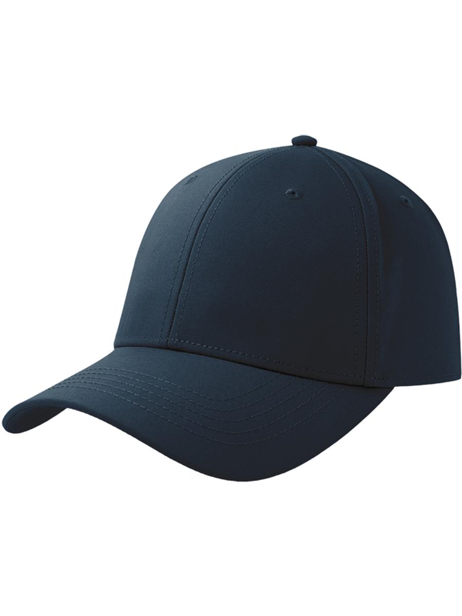 Atlantis Pitch Recycled Flexible Stretch 6 Panel Fitted Cap - Navy product image 1 for custom embroidery Atlantis Pitch Recycled Flexible Stretch 6 Panel Fitted Cap - Navy product image 1 for custom embroidery