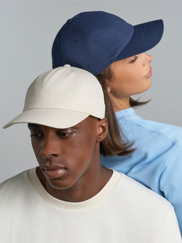 Atlantis Dad Hat S Five 5 Panel Unstructured Low Profile Mid Visor Organic Cap - product image for custom embroidery