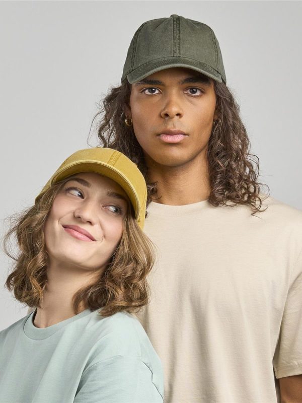 Atlantis Digg S 6 Panel Unstructured Low Profile Mid Visor Pigment Dyed Recycled Cap - product image for custom embroidery