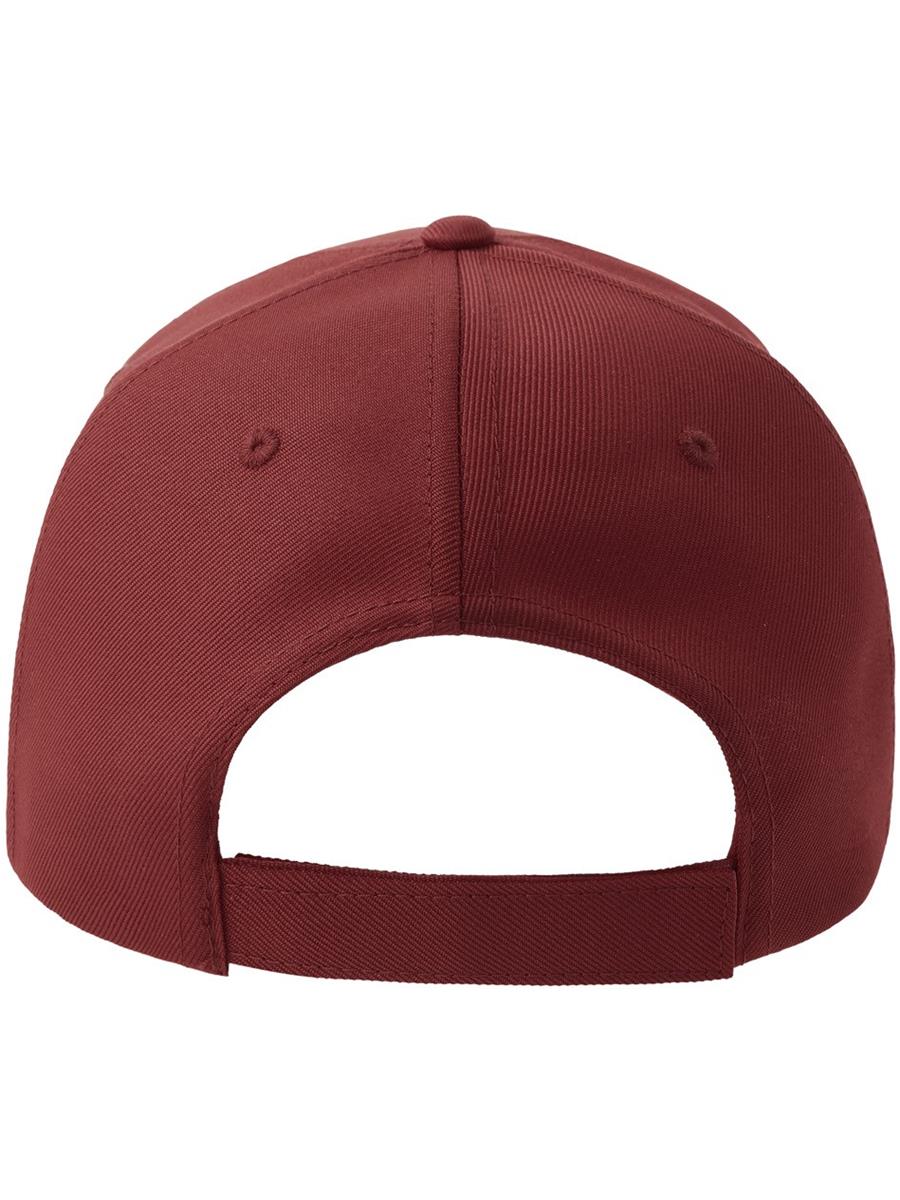 Atlantis Recy Five Piping 5 Panel Structured Mid Profile Curved Visor Recycled Cap - Burgundy/White product image 3 for custom embroidery Atlantis Recy Five Piping 5 Panel Structured Mid Profile Curved Visor Recycled Cap - Burgundy/White product image 3 for custom embroidery