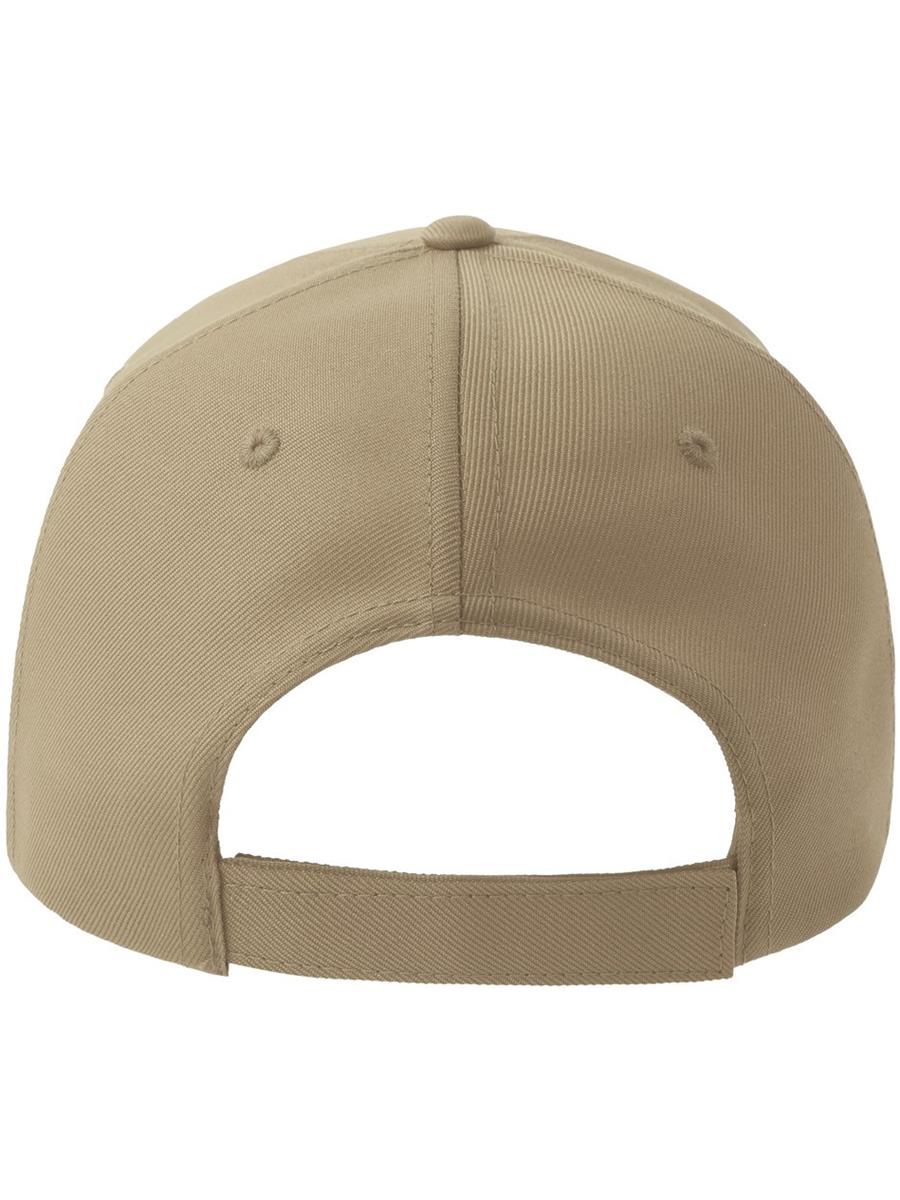 Atlantis Recy Five Piping 5 Panel Structured Mid Profile Curved Visor Recycled Cap - Khaki/Navy product image 3 for custom embroidery Atlantis Recy Five Piping 5 Panel Structured Mid Profile Curved Visor Recycled Cap - Khaki/Navy product image 3 for custom embroidery