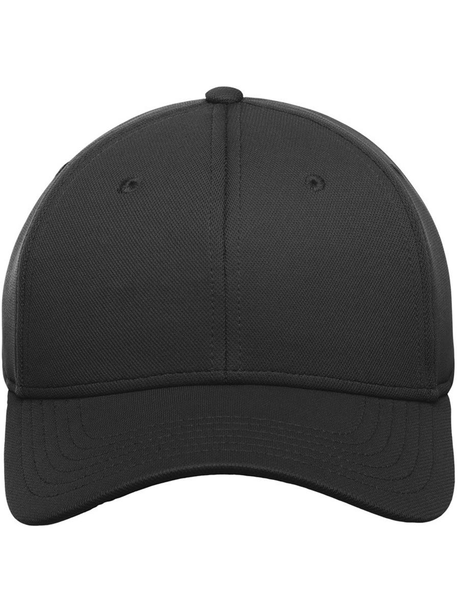 Atlantis Skye 6 Panel Structured Mid Profile Mid Visor Dope Dye Recycled Cap - Black product image 2 for custom embroidery Atlantis Skye 6 Panel Structured Mid Profile Mid Visor Dope Dye Recycled Cap - Black product image 2 for custom embroidery