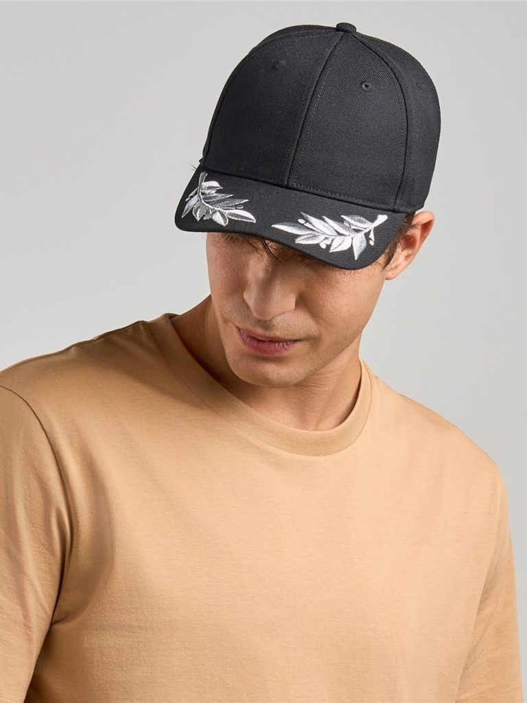 Atlantis Winner S 6 Panel Structured Mid Profile Curved Visor Laurel Embroidered Recycled Cap - product image for custom embroidery